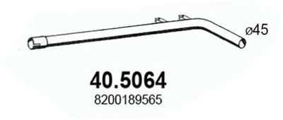 Rura wydechowa ASSO 40.5064