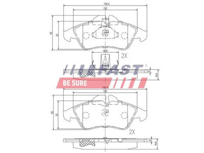 SET PLACUTE FRANA FRANA DISC FAST FT29016