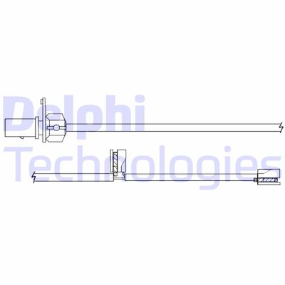 DELPHI LZ0283 Датчик износа тормозных колодок  для AUDI Q5 (Ауди Q5)