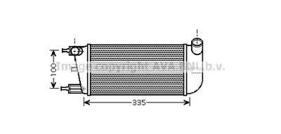 AVA QUALITY COOLING FTA4352 Интеркулер  для FORD (Форд)