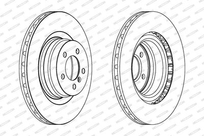 BREMSSCHEIBE FERODO DDF1435C1