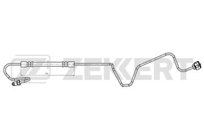 Тормозной шланг ZEKKERT BS-9512 для DS DS