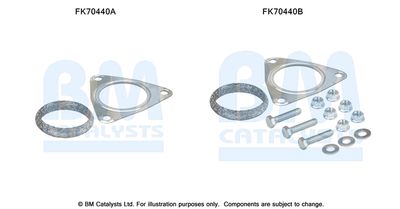 Монтажен комплект, изпускателна тръба BM Catalysts FK70440