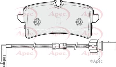 Brake Pad Set APEC PAD1963
