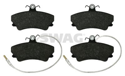 Zestaw klocków hamulcowych, hamulce tarczowe SWAG 60 91 6383