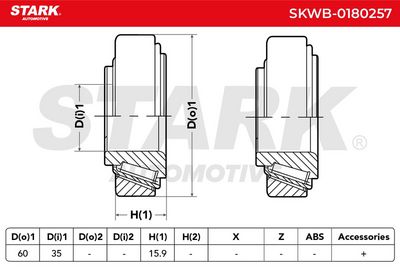 комплект колесен лагер STARK SKWB-0180257