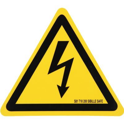 KS TOOLS Įspėjamasis ženklas, elektros įtampa