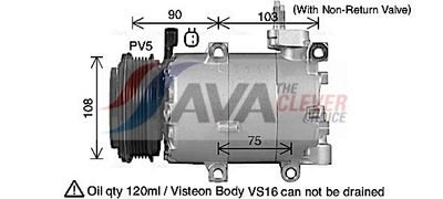 COMPRESOR CLIMATIZARE AVA Clever Choice FDAK674