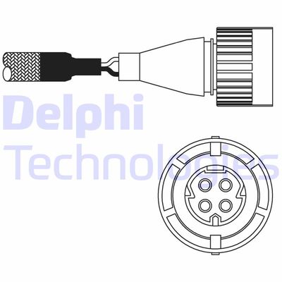 Лямбда-зонд DELPHI ES10985-12B1 для BMW Z1