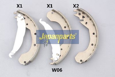 JAPANPARTS Stabdžių trinkelių komplektas