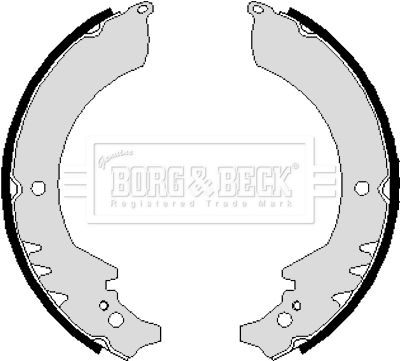 Комплект тормозных колодок BORG & BECK BBS6109 для DAIHATSU WILDCAT/ROCKY
