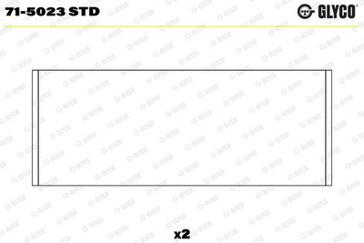 CUZINETI BIELA GLYCO 715023STD 1