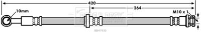 Brake Hose Borg & Beck BBH7930