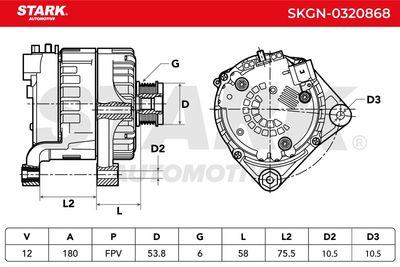генератор STARK SKGN-0320868