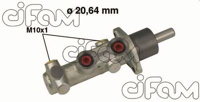 Главный тормозной цилиндр CIFAM 202-523 для FIAT PANDA