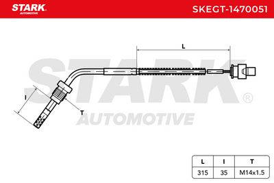 датчик, температура на изгорелите газове STARK SKEGT-1470051