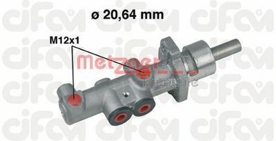 Спирачна помпа METZGER AUTOTEILE 202-404