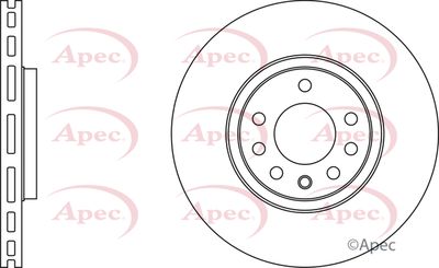 Brake Disc APEC DSK2176