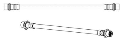 CEF 512729 Тормозной шланг для TOYOTA YARIS (_P9_) 1.4 D-4D (NLP90_)