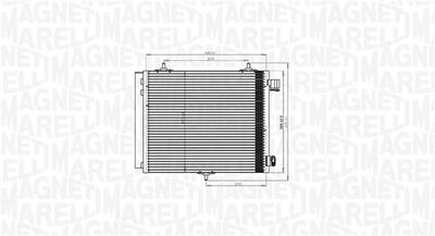 CONDENSATOR CLIMATIZARE MAGNETI MARELLI 350203818000 1