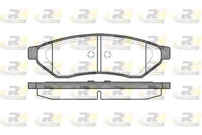 Комплект тормозных колодок, дисковый тормоз ROADHOUSE 21049.00 для DAEWOO TOSCA