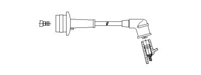 Провод зажигания BREMI 3A14/45 для VW TARO