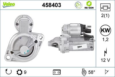 STARTER VALEO 458403