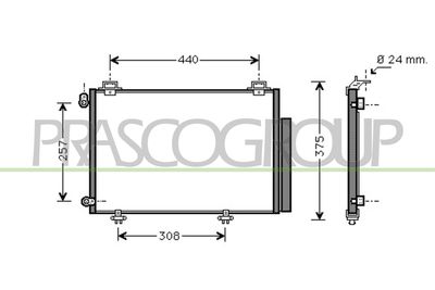 CONDENSATOR CLIMATIZARE PRASCO TY320C001