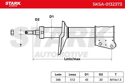 амортисьор STARK SKSA-0132373