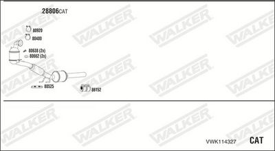 SISTEM DE ESAPAMENT WALKER VWK114327
