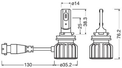BEC FAR DE LUCRU ams-OSRAM 64211DWBRT2HFB 2