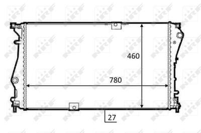 Радиатор, охлаждение двигателя WILMINK GROUP WG1723448 для OPEL VIVARO