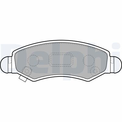 Brake Pad Set, disc brake LP1919