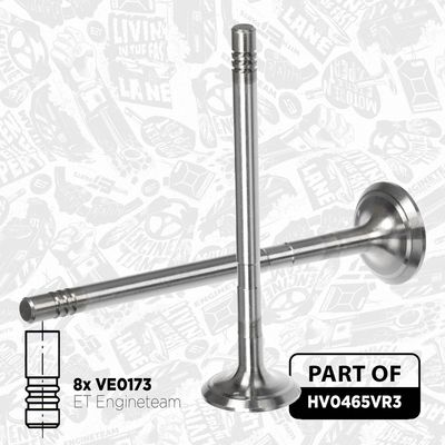 SET AX CU CAME ET ENGINETEAM HV0465VR3 1