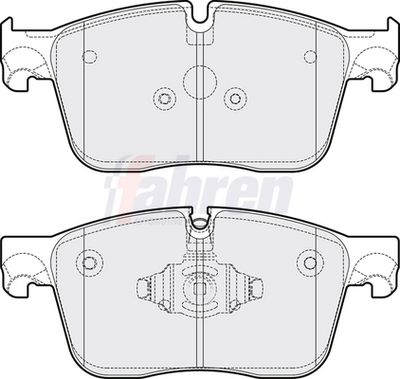 Fahren Brake Pad Set, disc brake FBP3783