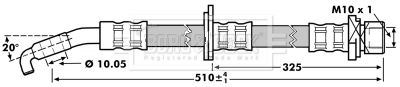 Brake Hose Borg & Beck BBH7217