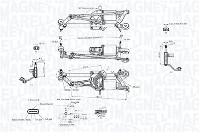 SISTEM STERGATOR PARBRIZ MAGNETI MARELLI 064351702010 1