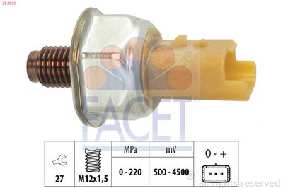 SENSOR KRAFTSTOFFDRUCK