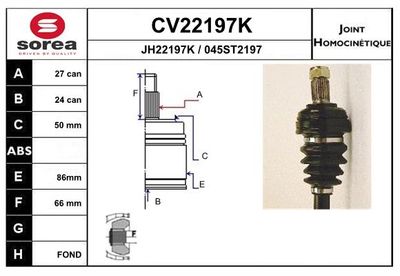 GELENKSATZ ANTRIEBSWELLE