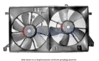 Вентилятор, охлаждение двигателя AKS DASIS 118035N для MAZDA 3