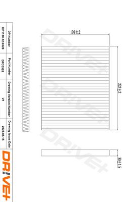 FILTER INNENRAUMLUFT DR!VE+ DP1110120328 4