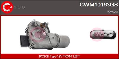 CASCO CWM10163GS Двигатель стеклоочистителя  для FORD GALAXY (Форд Галаx)