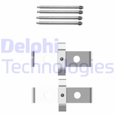 Комплектующие, колодки дискового тормоза DELPHI LX0408 для TESLA MODEL S	