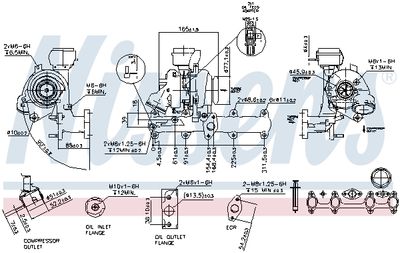 COMPRESOR SISTEM DE SUPRAALIMENTARE NISSENS 93181 5