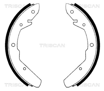 Комплект тормозных колодок TRISCAN 8100 29275 для VW TRANSPORTER