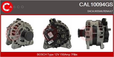 GENERATOR / ALTERNATOR CASCO CAL10094GS