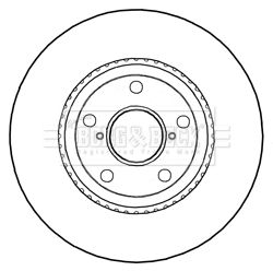 BORG & BECK BBD5292 Тормозные диски  для LEXUS SC Кабриолет (UZZ40_) 430 (UZZ40_)