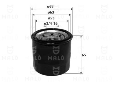 Масляный фильтр AKRON-MALÒ 1510043 для SUZUKI CAPPUCCINO