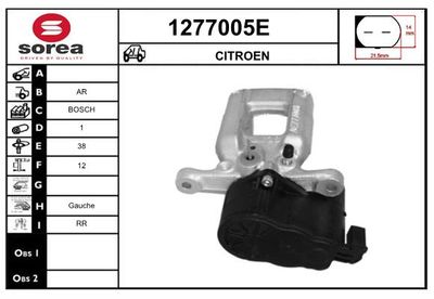 BREMSSATTEL SNRA 1277005E
