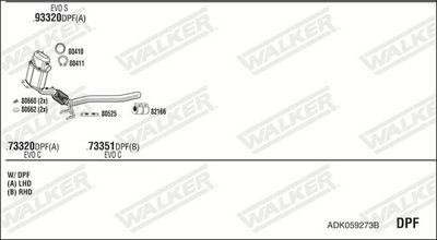 SISTEM DE ESAPAMENT WALKER ADK059273B